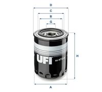 UFI 23.472.00 Filtro olio