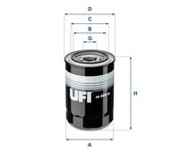 Ufi Filters 23.486.00 Filtro Olio Motore per Auto