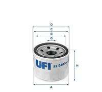 UFi Filtro olio 23.565.00 – Ricambio per Smart Fortwo e Mitsubishi – Adatto a moto