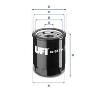 Filtro olio Filtro ad avvitamento 23.617.00 UFI per HONDA SUBARU TOYOTA