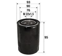 Valeo Filtro olio 586006 – elevata filtrazione, durevole, applicazione facile e precisa