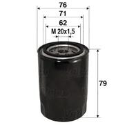 VALEO 586037 Filtro olio, Filtri motore elevati proprietà di filtrazione, durevolezza, applicazione facile e precisa