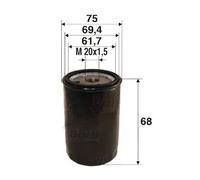 Filtro olio Filtro ad avvitamento 586051 VALEO per LANCIA FIAT ALFA ROMEO OPEL