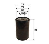 VALEO 586079 Filtro olio, Filtri motore elevati proprietà di filtrazione, durevolezza, applicazione facile e precisa