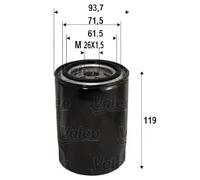 Filtro olio Filtro ad avvitamento 586090 VALEO per HYUNDAI KIA