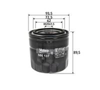 Filtro olio Filtro ad avvitamento 586137 VALEO per VOLVO 340-360 480 440 460