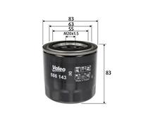 Filtro olio Filtro ad avvitamento 586143 VALEO per HYUNDAI KIA