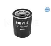 MEYLE Filtro Olio 614 322 0000 OPEL,FIAT,PEUGEOT,Corsa B Hatchback (S93),Corsa A CC (S83),Corsa A TR (S83),COMBO (71_),Corsa B Van (S93)
