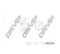 Filtro olio Filtro ad avvitamento DP1110.11.0054 Drve+ per TALBOT NEW HOLLAND