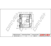 Filtro olio Filtro ad avvitamento DP1110.11.0116 Drve+ per ROVER HYUNDAI OPEL