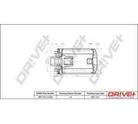 Filtro olio Filtro ad avvitamento DP1110.11.0125 Drve+ per VW SEAT SKODA AUDI