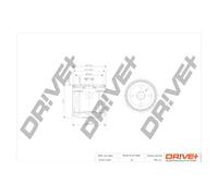 Filtro olio Filtro ad avvitamento DP1110.11.0139 Drve+ per OPEL ROVER SAAB LADA