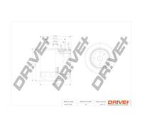 Filtro olio Filtro ad avvitamento DP1110.11.0142 Drve+ per ALFA ROMEO FIAT