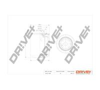 Filtro olio Filtro ad avvitamento DP1110.11.0262 Drve+ per OPEL BEDFORD