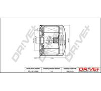 Filtro olio Filtro ad avvitamento DP1110.11.0282 Drve+ per OPEL VOLVO DAF DODGE