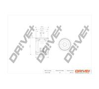 Filtro olio Filtro ad avvitamento DP1110.11.0301 Drve+ per SUBARU TOYOTA
