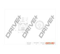 Filtro olio Filtro ad avvitamento DP1110.11.0334 Drve+ per HONDA SSANGYONG