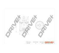 Filtro olio Filtro ad avvitamento DP1110.11.0337 Drve+ per MAZDA YAGMUR