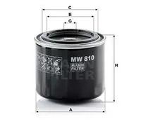 Filtro olio Filtro ad avvitamento MW 810 MANN-FILTER per HONDA VF VT CBX
