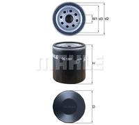 MAHLE ORIGINAL OC 1291 Filtro olio