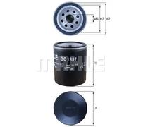 Knecht Filter OC 1397 Filtro Olio
