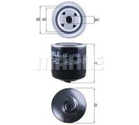 Filtro olio KNECHT OC 145