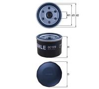 MAHLE OC 1570 Filtro olio