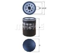 Filtro olio KNECHT OC 203