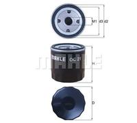 Filtro olio Filtro ad avvitamento OC 21 KNECHT per OPEL AUSTIN ROVER INNOCENTI