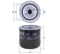 Knecht OC 223 Filtro Motore