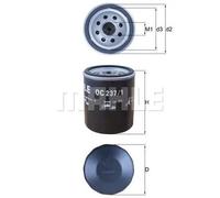 Filtro olio KNECHT OC 237/1