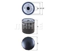 Filtro olio Filtro ad avvitamento OC 243 KNECHT per CITROËN LANCIA PEUGEOT FIAT