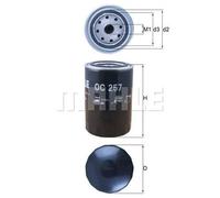 Filtro olio KNECHT OC 257