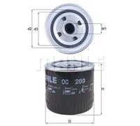 MAHLE ORIGINAL OC 269 Filtro olio