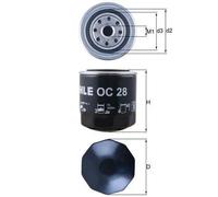 Knecht OC 28 Filtro dell'olio