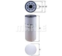 Filtro olio Filtro ad avvitamento OC 282 MAHLE per MAN VOLVO DAF SCANIA IVECO