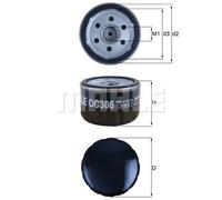 Filtro olio Filtro ad avvitamento OC 306 KNECHT per BMW F HP K R 1200 R C i3