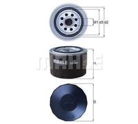 MAHLE ORIGINAL Filtro Olio OC 384 LANCIA,RENAULT,CHEVROLET,DELTA I (831AB0),Y10 (156),BETA Coupé (828BC),BETA H.P.E. (828BF),TREVI (828DB)