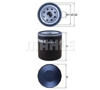 Filtro olio Filtro ad avvitamento OC 405/3 KNECHT per OPEL CHEVROLET SAAB DAEWOO