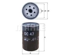 Filtro olio Filtro ad avvitamento OC 47 KNECHT per BMW AUDI VW SEAT PORSCHE NSU