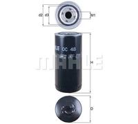 Filtro olio Filtro ad avvitamento OC 48 KNECHT per RENAULT TRUCKS MIDLINER C R G