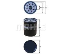 MAHLE Filtro olio OC521