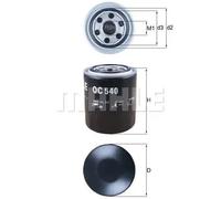 Mahle Original Filtro olio OC 540 ad avvitamento