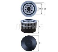 MAHLE ORIGINAL OC 570 Filtro olio per FIAT Ducato Kastenwagen (250, 290)
