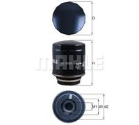 Knecht OC593/3 Filtro Motore