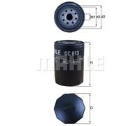 OC613 Filtro olio (MARCA-KNECHT)