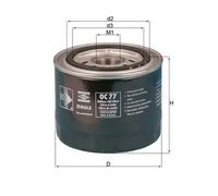 Filtro olio Filtro ad avvitamento OC 77 MAHLE per HONDA ACURA ROVER TRIUMPH