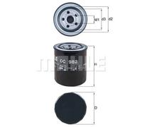 Knecht OC 982 Filtro Motore