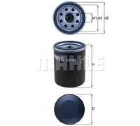 Filtro olio Filtro ad avvitamento OC 986 MAHLE per FIAT LANCIA FORD ALFA ROMEO