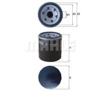 Filtro olio KNECHT OC 996